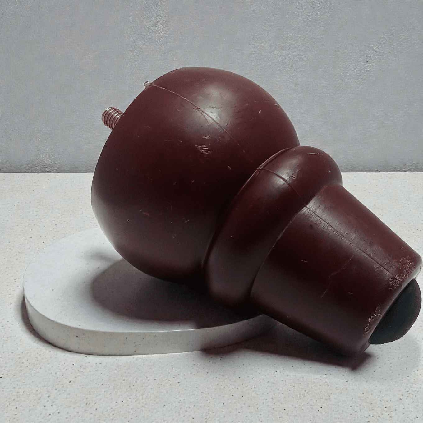 Pata para Mueble Clásica Color Vino – Diseño Torneado - Imagen 2
