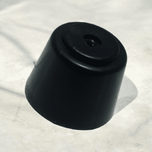 Pata Redonda Baja de Plástico Resistente para Muebles
