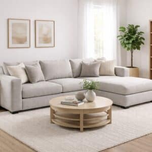 Living 3 Cuerpos Tipo L Aimée  – Color Beige